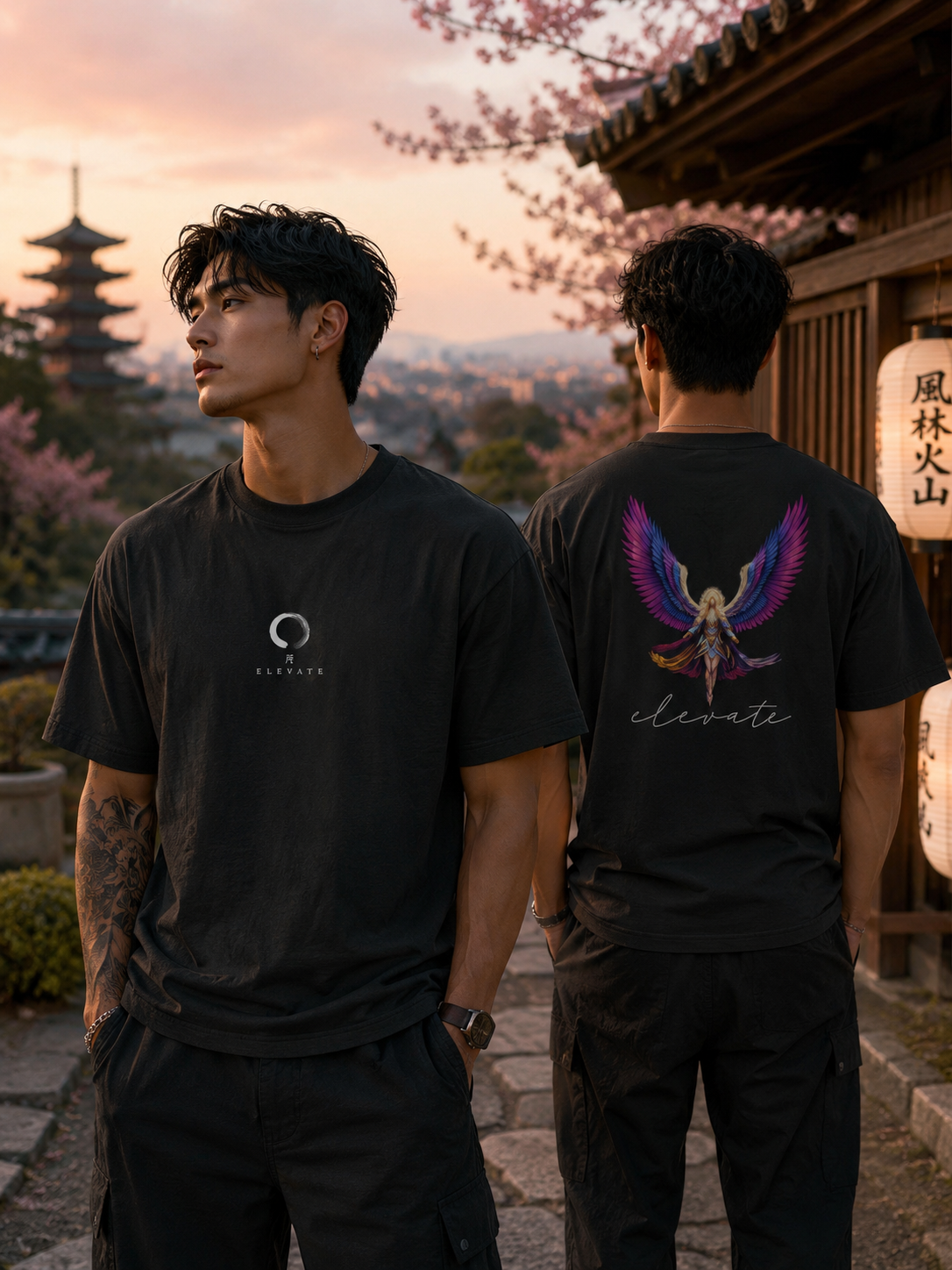 Elevate Divine Flight Graphic Tee
