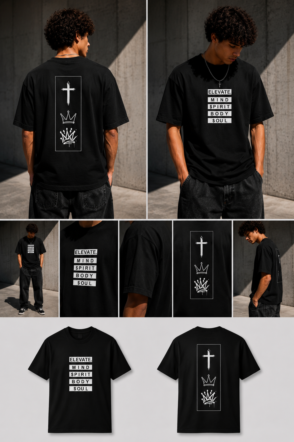 ELEVATE Cross Crown Tee