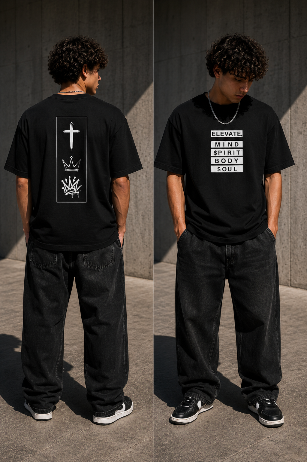 ELEVATE Cross Crown Tee