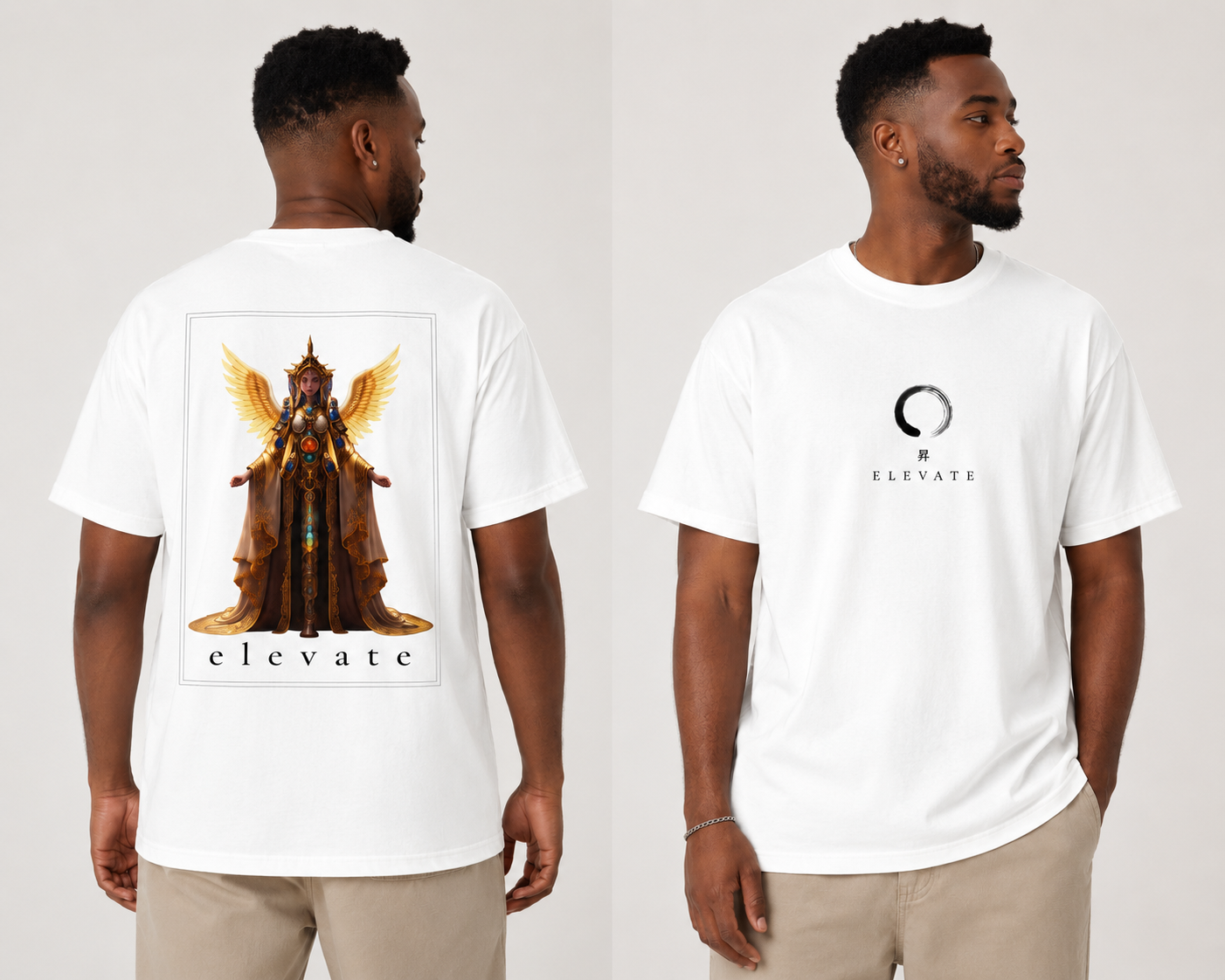 Elevate Angel Aura Streetwear Tee